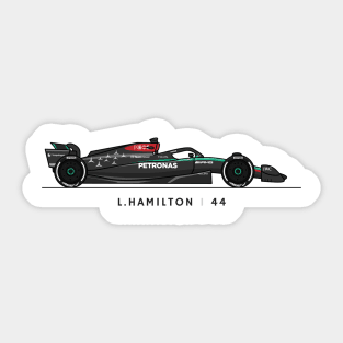 F1  Racing Lewis Hamilton Mercedes Fan shirt Sticker